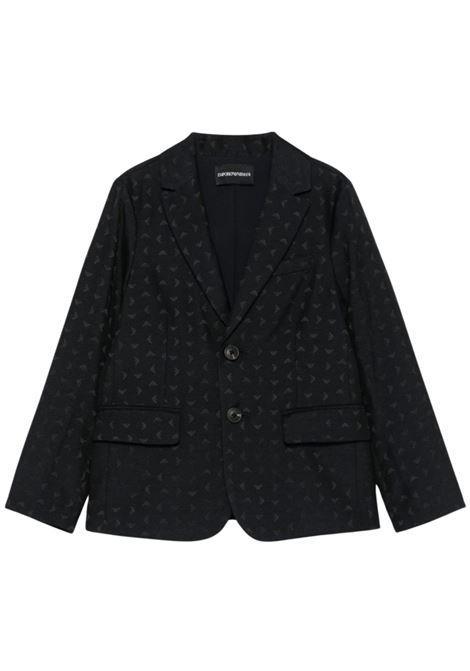 Giacca bambino in misto lana e viscosa EMPORIO ARMANI | EB000213/MABLU
